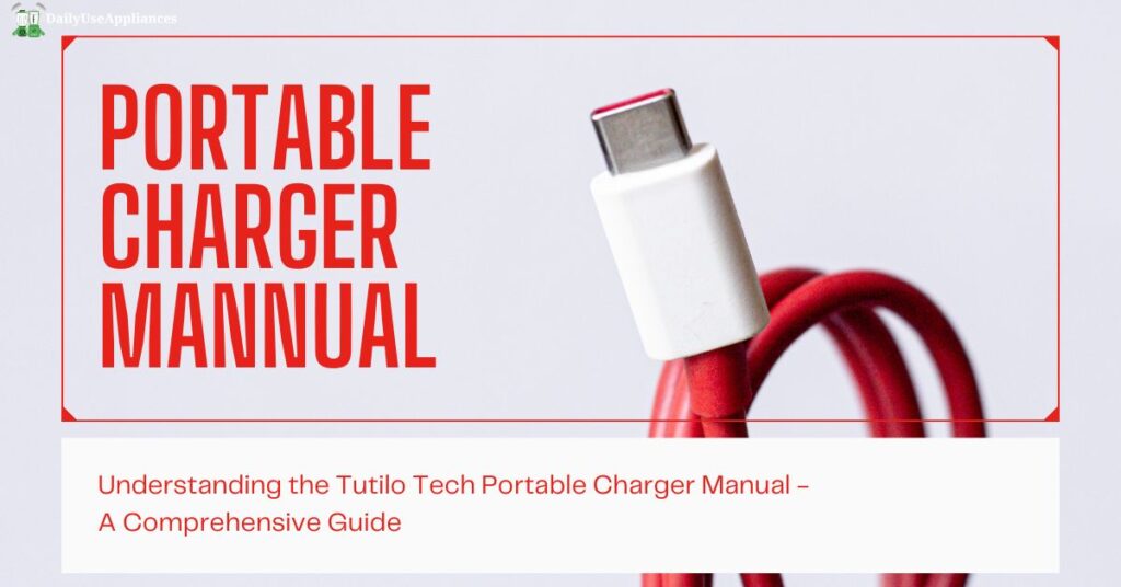 tutilo tech portable charger manual